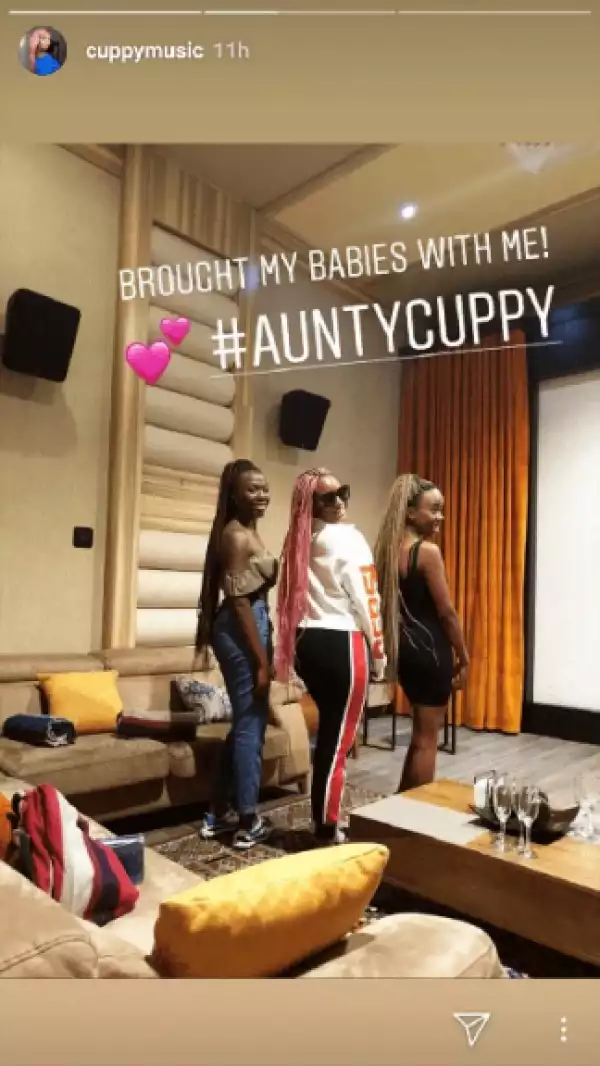 Billionaire’s Daughter, DJ Cuppy Rents Cinema To Watch “Chief Daddy” With Her Friends